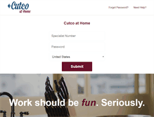 Tablet Screenshot of cutcoconnect.com